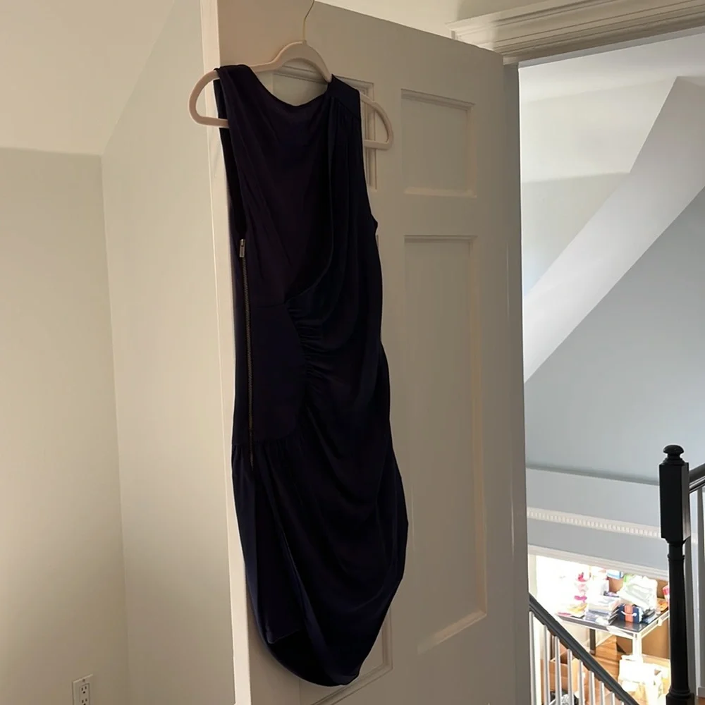 BCBGMAXAZRIA blue dress! Perfect for a cocktail party or wedding! - Picture 3 of 5